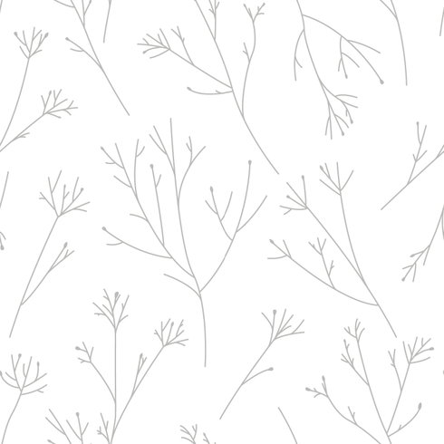 Twigs Grey Peel & Stick Wallpaper