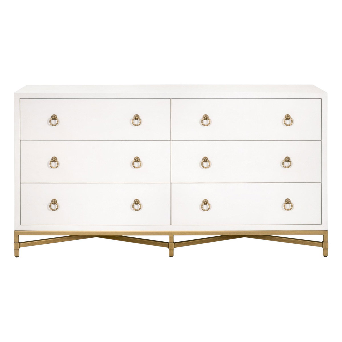 Strand Shagreen 6-Drawer Double Dresser, by Essentials for Living, 68" width x 37.5" height x 20" depth View 1