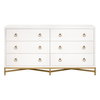 Strand Shagreen 6-Drawer Double Dresser, by Essentials for Living, 68" width x 37.5" height x 20" depth thumbnail 1