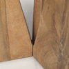 Mattius Light Wood Accent Table, Side & End Table by Mercana, 18" length x 18" width x 22" height thumbnail 10