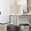 Cyclone Ivory Table Lamp, by Uttermost, 1'4" width x 2'0.75" height x 1'4" depth thumbnail 9