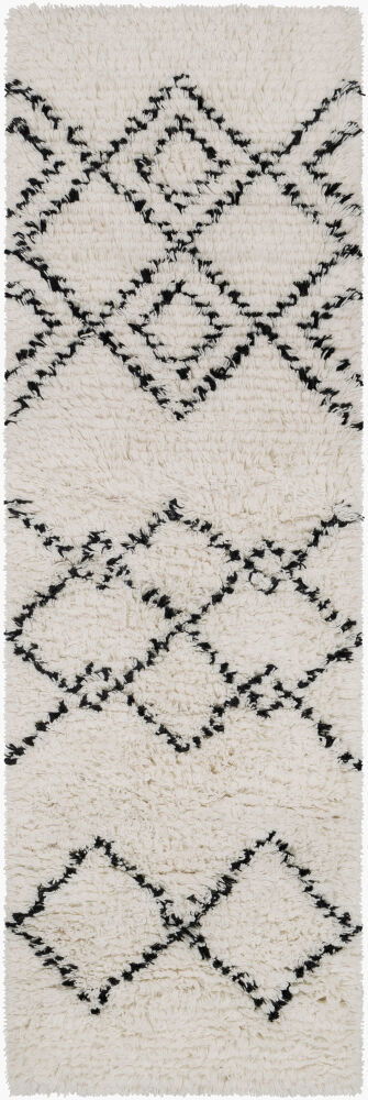 Sherpa Handmade Rug, by Surya, 8' length x 2'6" width