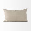 Lacey 13 x 21 Beige/White Decorative Pillow Cover, by Mercana, 13" length x 21" width x 0.2" height thumbnail 7