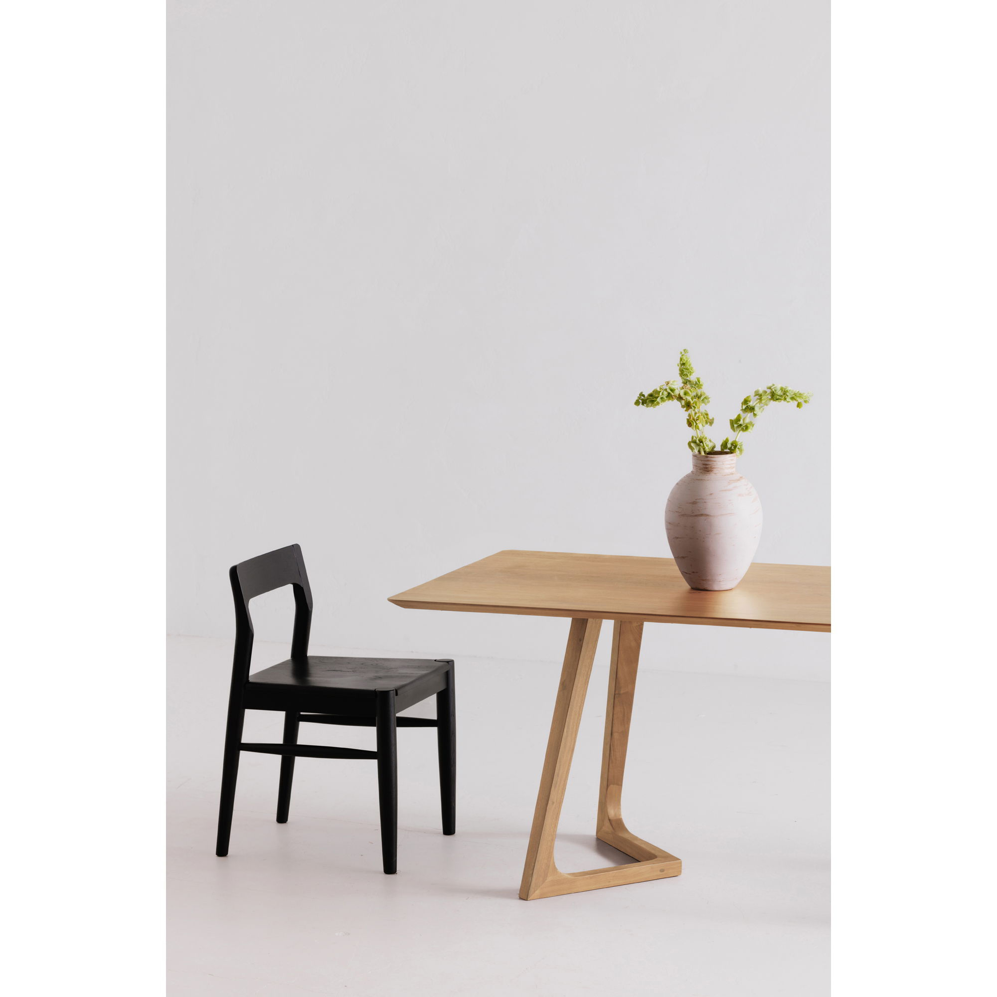 Godenza Rectangular Dining Table Oak large image 