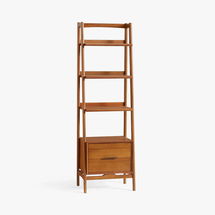 Online Designer Bedroom west elm x pbt Mid-Century 22'' Bookshelf with Storage Drawer, Acorn