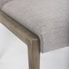 Palisades Gray Upholstery with Solid Wood Armless Dining Chair thumbnail 9