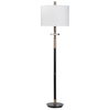 Maud Aged Black Floor Lamp thumbnail 3