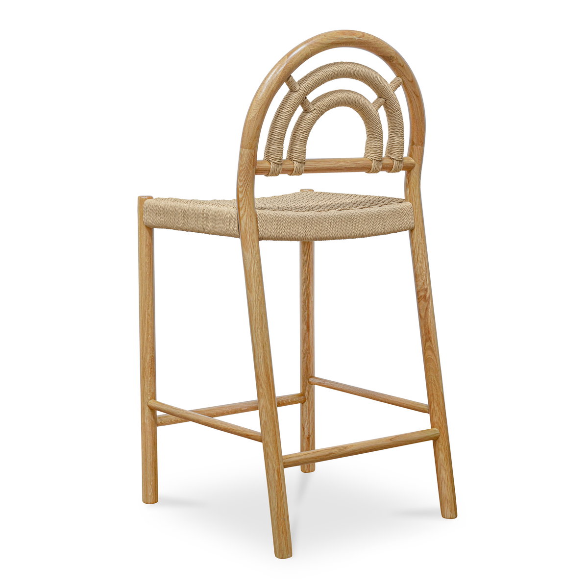 Avery Counter Stool Natural, Counter & Bar Stool by Moe's Home, 18.5" width x 39.75" height x 20.5" depth View 3