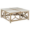 Catali Stone Coffee Table, by Uttermost, 40" width x 18" height x 40" depth thumbnail 1
