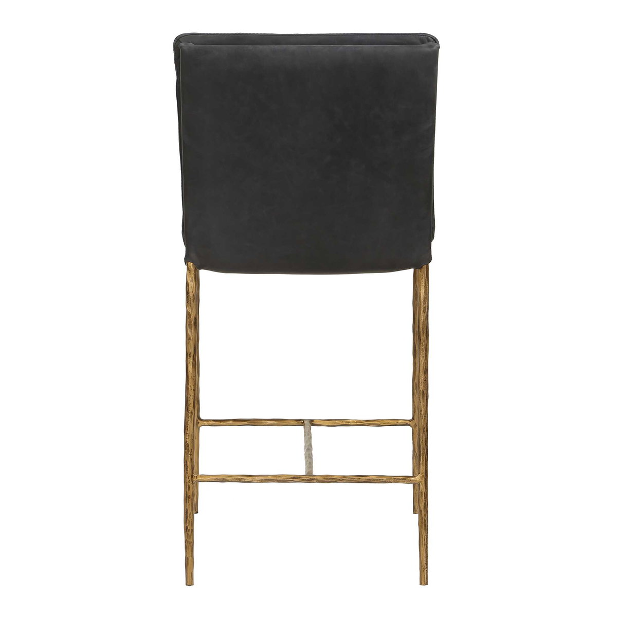 Ascend Charcoal Counter Stool, Counter & Bar Stool by Uttermost, 18.5" width x 38.5" height x 21.75" depth View 6