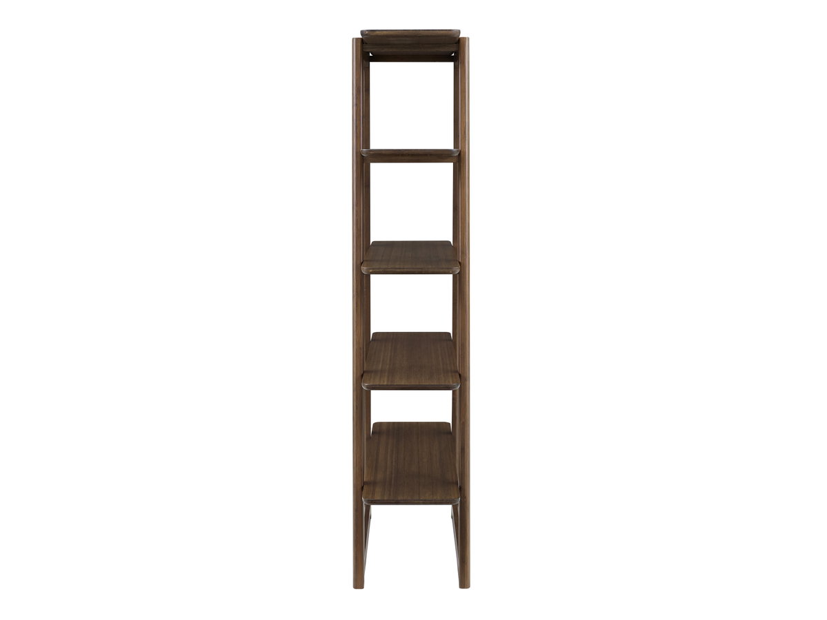 Currant Bookshelf, Black Walnut, Shelving & Bookcase by Greenington, 13.25" length x 46.5" width x 62" height View 5