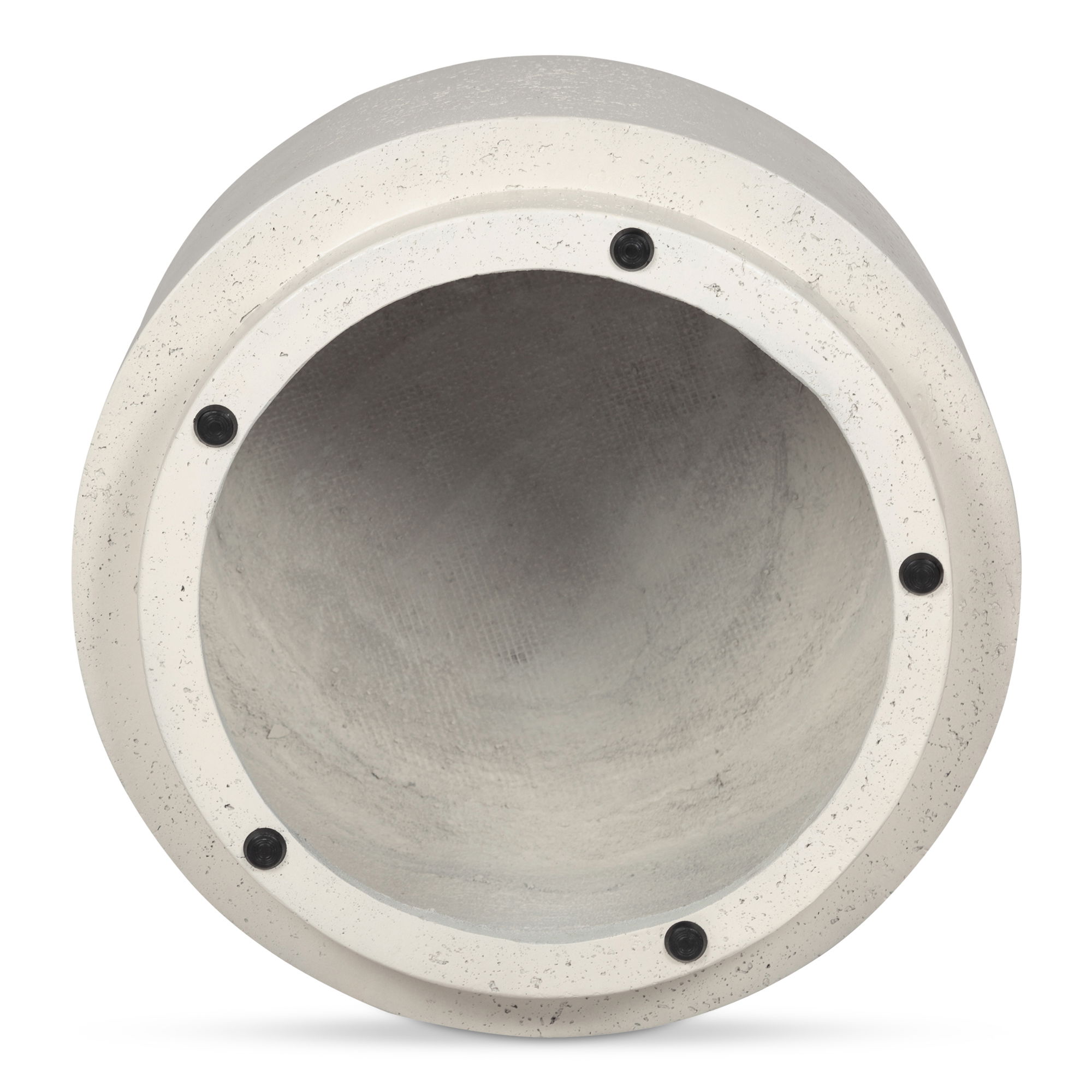 Cosmo Outdoor Accent Table Off White, Side & End Table by Moe's Home, 25" width x 17.5" height x 25" depth View 6