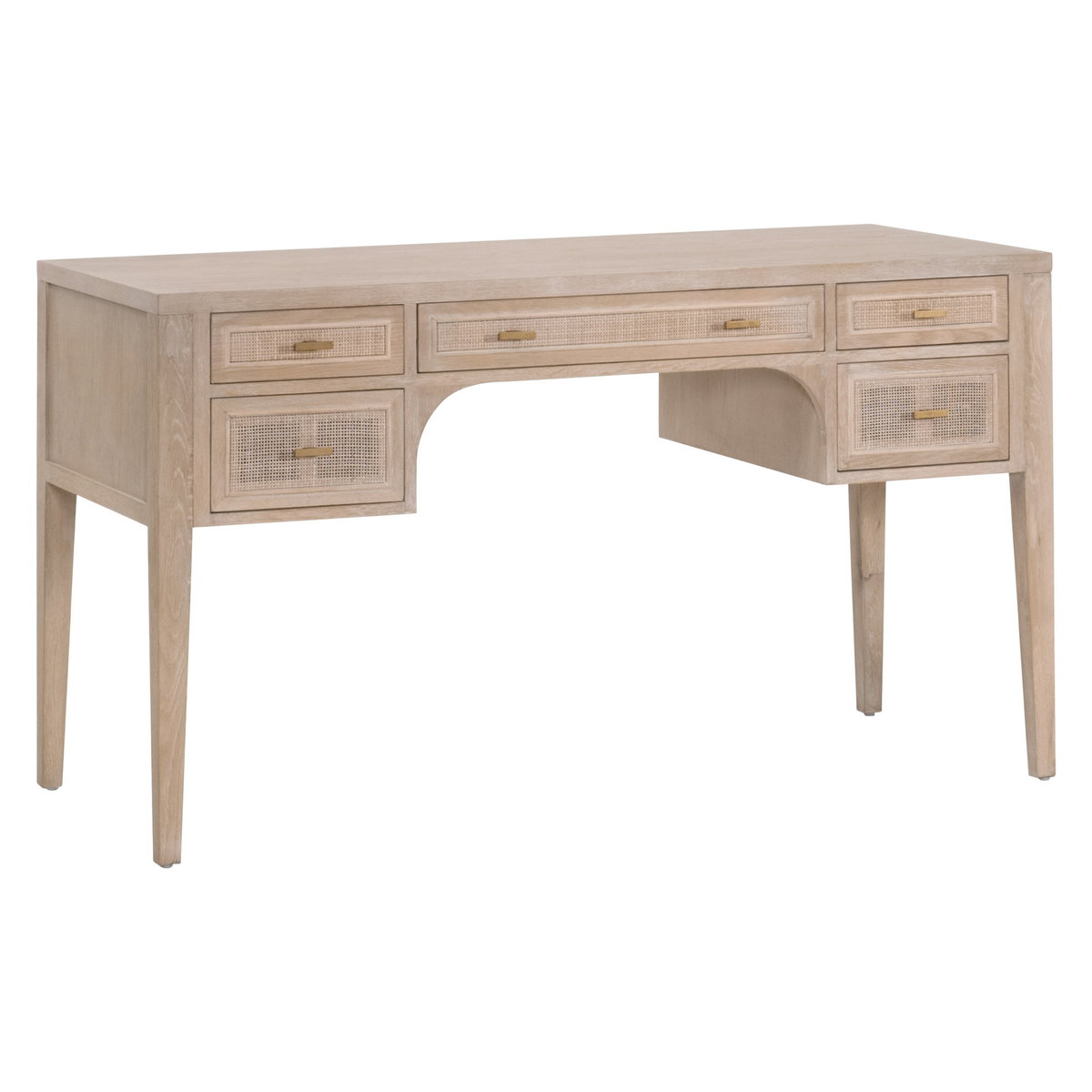 Cane Desk, by Essentials for Living, 55" width x 31.25" height x 24" depth View 3