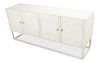 Aztec Sideboard On Stand, Whitewash thumbnail 9
