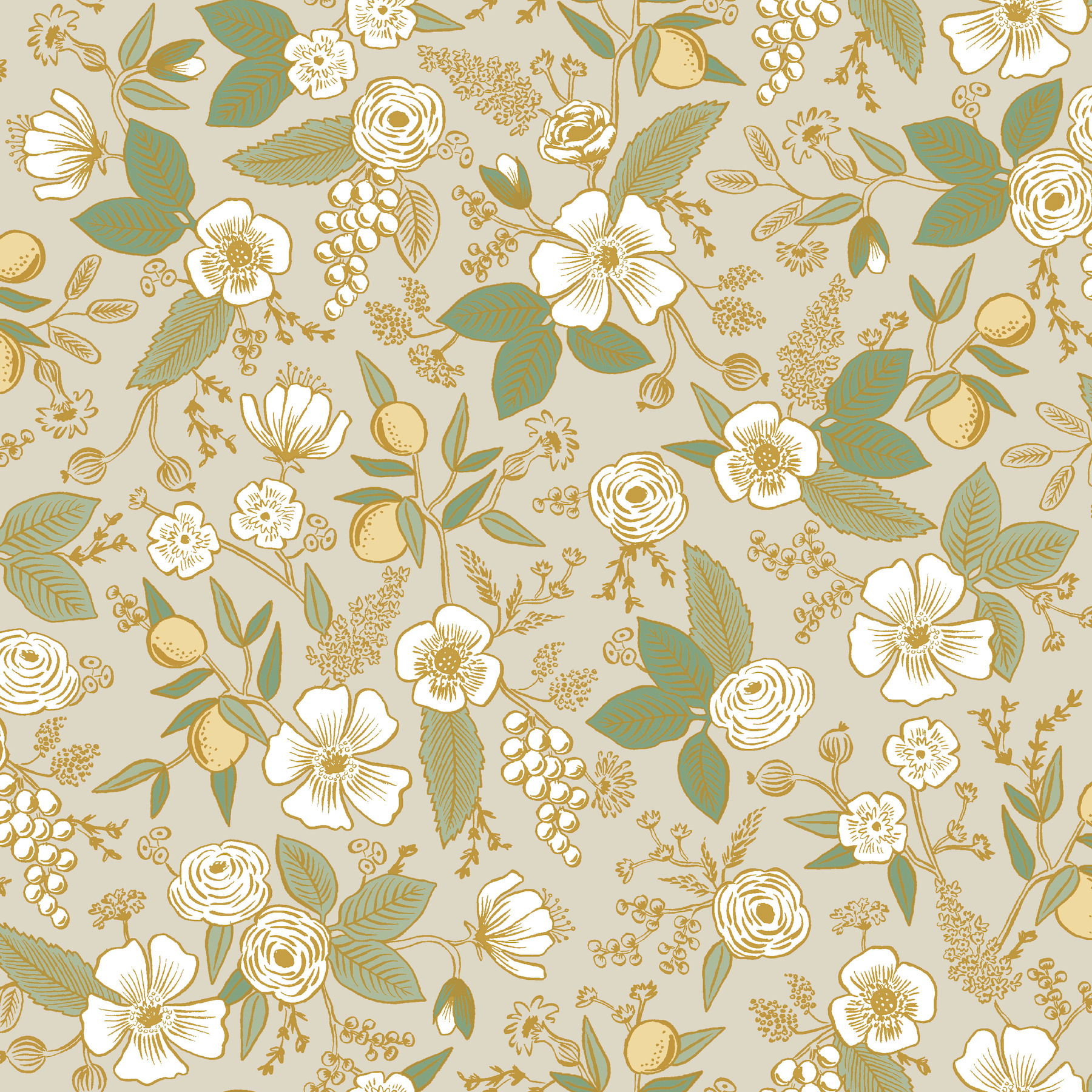 Colette Linen Peel & Stick Wallpaper large image 