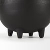 Cyrus Black Two handled Vase Decorative Object, by Mercana, 8.66" length x 4.72" width x 8.27" height thumbnail 13