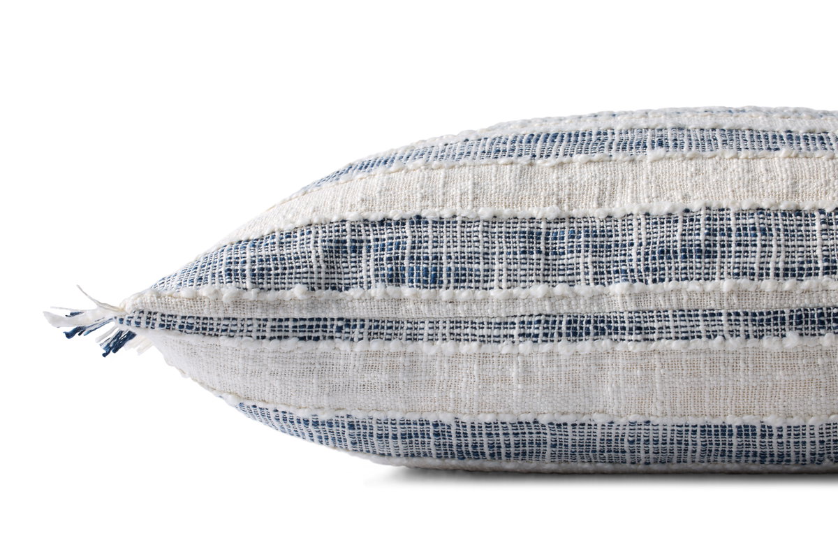 Loloi Blue Pillow, Decorative Pillow, 22" length x 22" width View 2