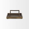 Shay Aluminium Tray - Small, Decorative Tray by Mercana, 9.5" length x 9.5" width x 3" height thumbnail 8