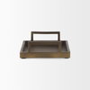 Shay Aluminium Tray - Small, Decorative Tray by Mercana, 9.5" length x 9.5" width x 3" height thumbnail 8