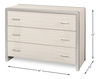 Textures Commode, Cabinets & Chest by Sarreid, 44" length x 19" width x 32" height thumbnail 13