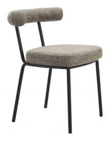 Online Designer Living Room Kede Dining Chair Green Tweed