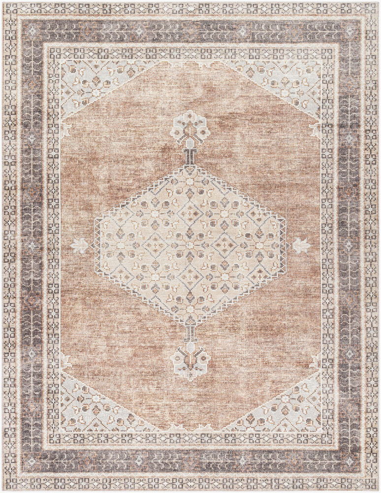 Lila Machine Woven Rug, by Surya, 1'3.75" length x 1'3.75" width