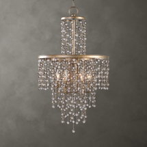 Online Designer Combined Living/Dining Valka 6 Light Crystal Chandelier