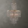 Valka 6 Light Crystal Chandelier, Ceiling Light by Uttermost, 19.25" width x 33.5" height x 19.25" diameter thumbnail 1