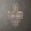 Valka 6 Light Crystal Chandelier, by Uttermost, 1'7.25" width x 2'9.5" height x 1'7.25" diameter thumbnail 1