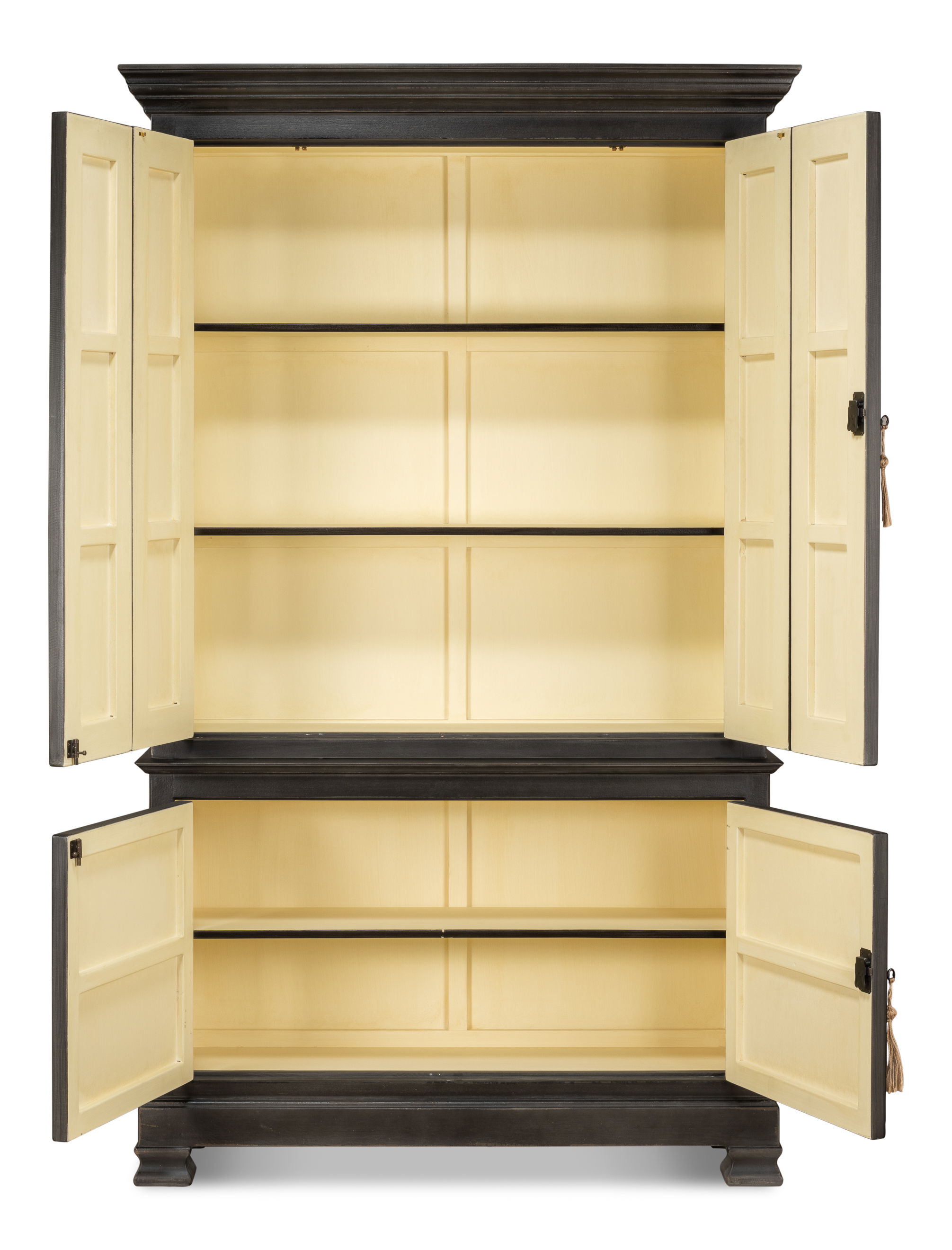 Painted Directoire Style Bookcase, Shelving & Bookcase by Sarreid View 10