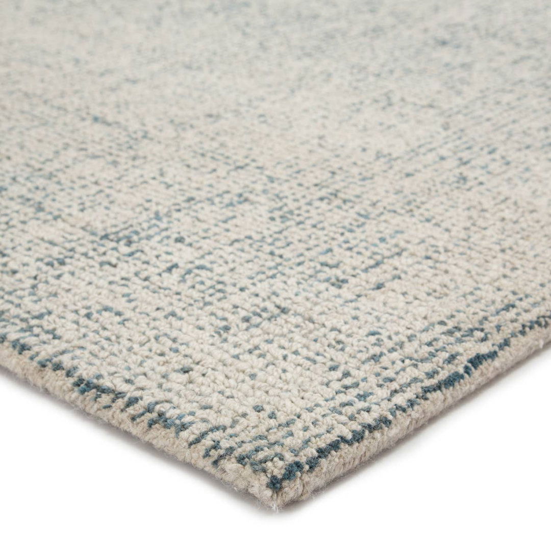 Ivory/Blue Area Rug large image 