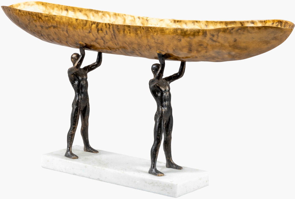 Homo Sapiens Decorative Bowl, by Surya, 25" width x 12" height