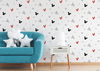 Disney Minnie Mouse Dots Red & Black Wallpaper thumbnail 3