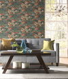 Red Dynasty Floral Branch Wallpaper thumbnail 3