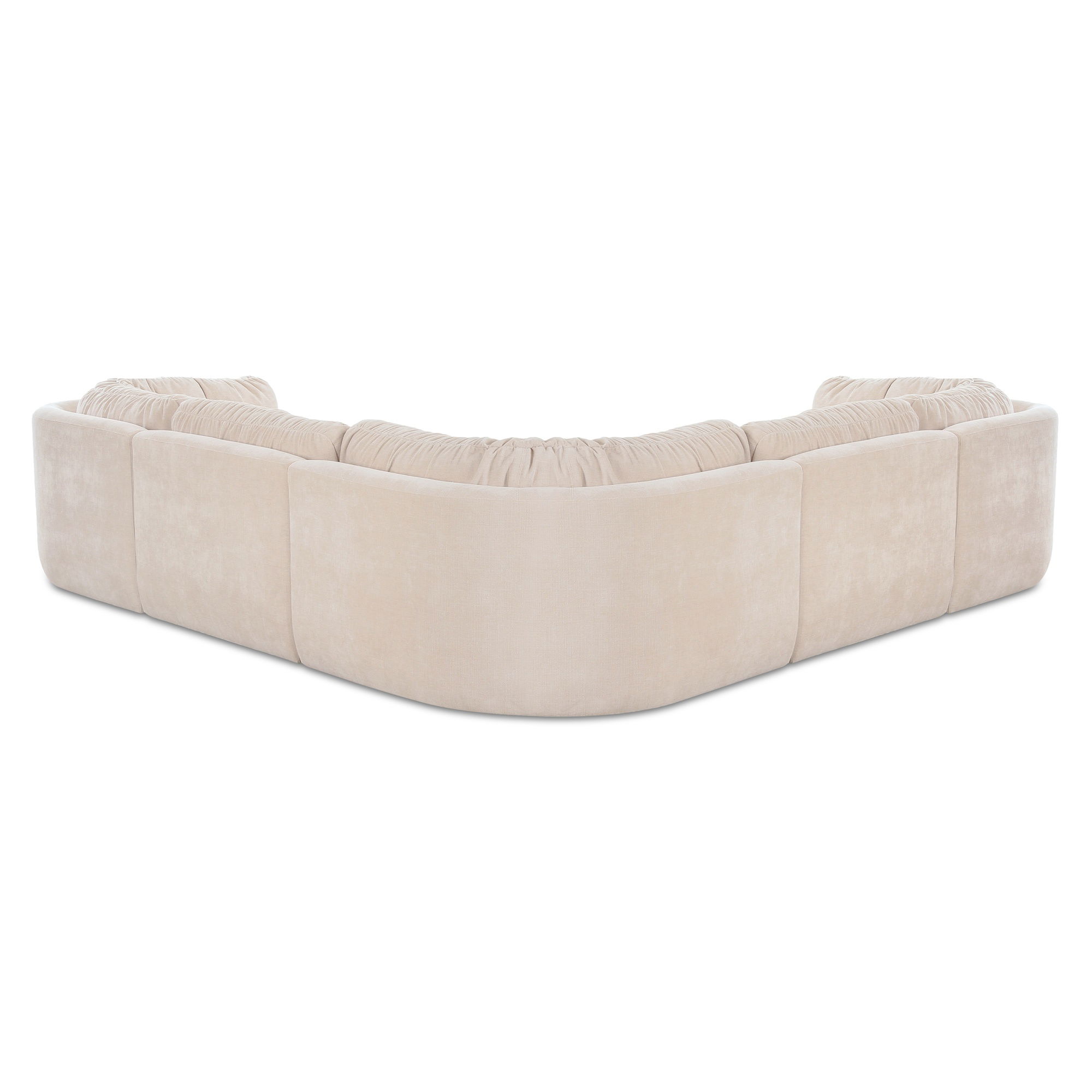 Matina Classic L Modular Sectional Oatmeal, Sectional Sofa by Moe's Home, 118" width x 30.7" height x 118" depth View 2