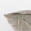 Ivivva 20x20 Beige Fabric Textured Pillow Cover, Decorative Pillow by Mercana, 20" length x 20" width x 0.2" height thumbnail 12