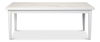 Rect. Extension Dining Table, White, by Sarreid, 81" length x 41" width x 45659" height thumbnail 2