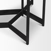 Larkin Marble & Dark Brown Wood Tabletop Nesting End/Side Tables thumbnail 7