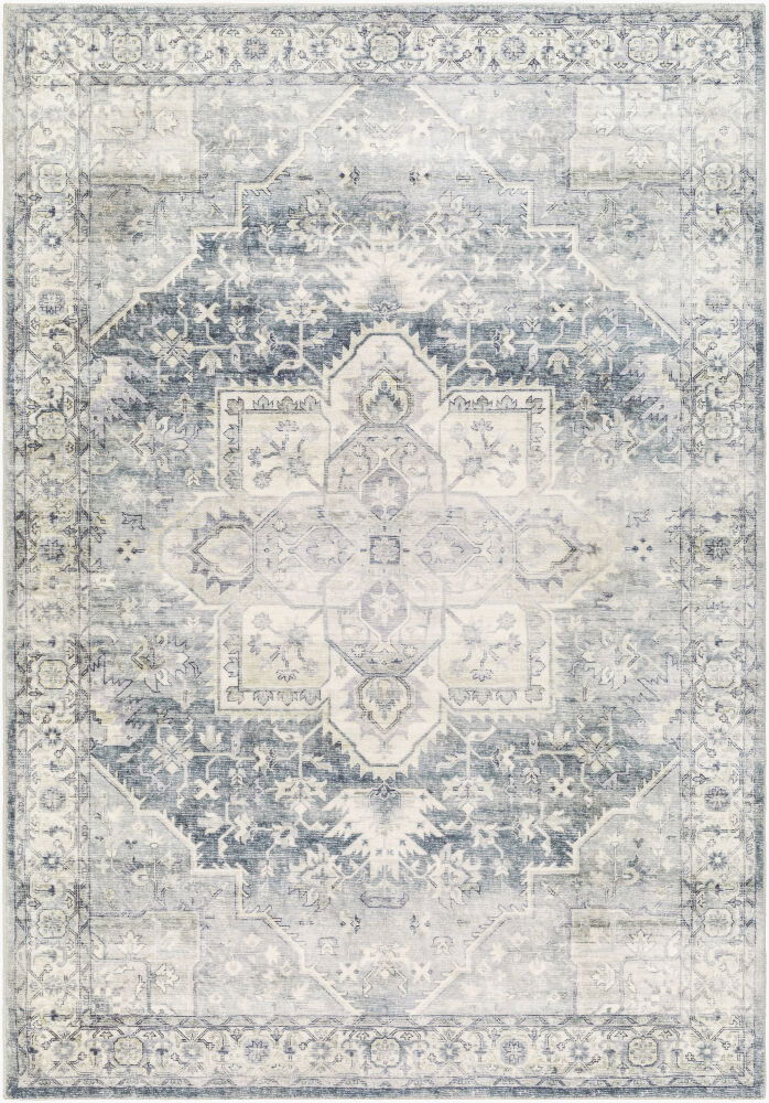 Erin Machine Woven Rug, by Surya, 1'3.75" length x 1'3.75" width