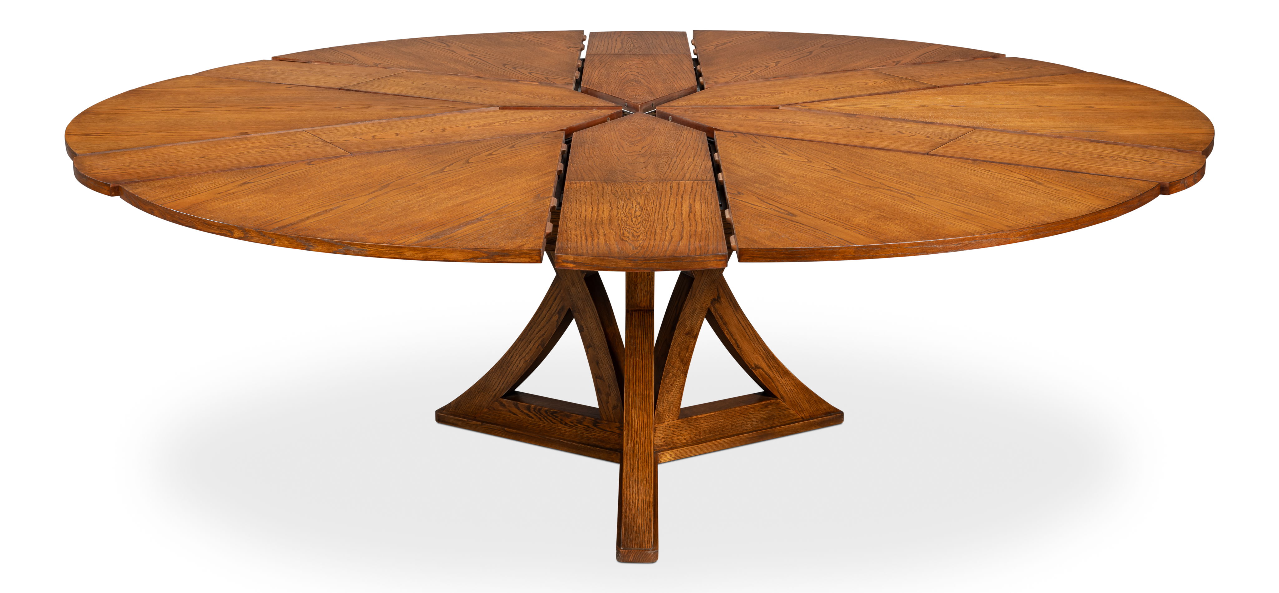 Casual Jupe Dining Table,Tobacco Brn,Lg large image 