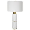 Ruse Whitewashed Table Lamp thumbnail 4