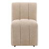 Marvin Dining Chair Camel, by Dovetail, 20.7" width x 32" height x 27" depth thumbnail 2