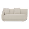 Fraser Left Arm Facing Sofa Off White, Sectional Sofa by Moe's Home, 70" width x 31.5" height x 34.3" depth thumbnail 1