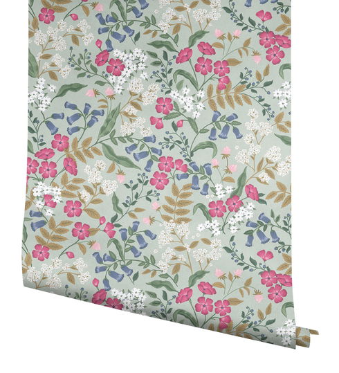 Sweetbrier Mint Peel & Stick Wallpaper