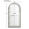 Marlowe Antique Arch Mirror, by Uttermost, 40" width x 80" height x 1.5" depth thumbnail 3