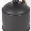 Quincy Medium Matte Black Metal Decorative Bell Object, Decorative Object by Mercana, 4.75" length x 4.75" width x 7" height thumbnail 8
