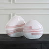 Blush Swirl Glass Vases Set/2, by Uttermost, 11.75" width x 10.5" height x 4.25" depth thumbnail 3