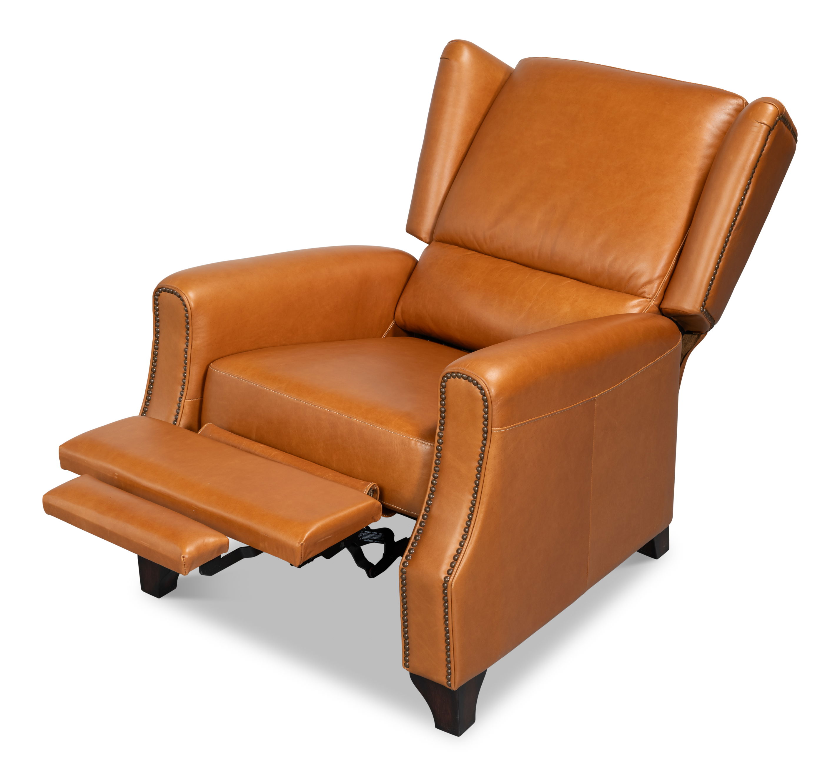 Bradford Leather Recliner, Seating by Sarreid, 32" length x 36" width x 39" height View 12