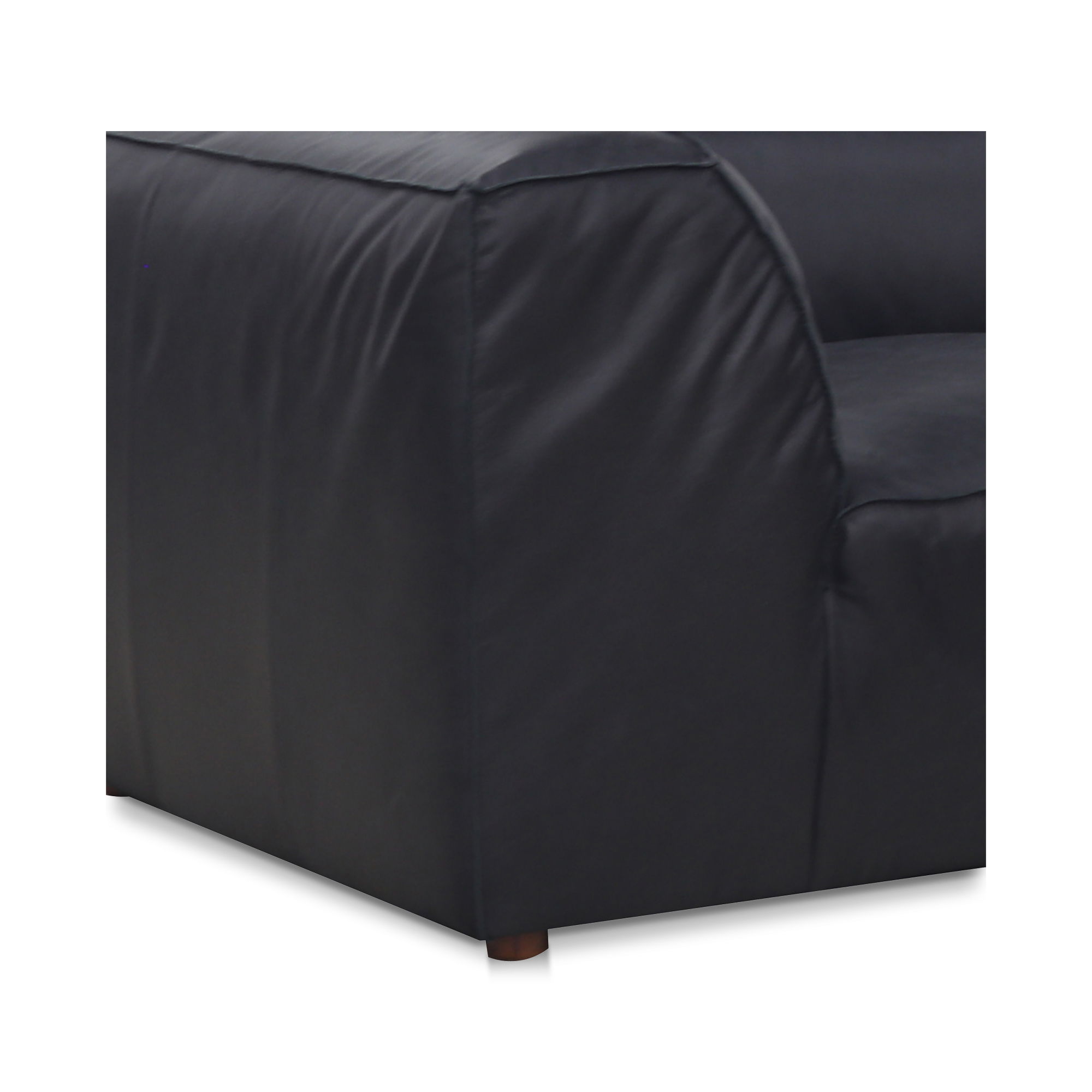 Form Dream Modular Sectional Vantage Black Leather large image 