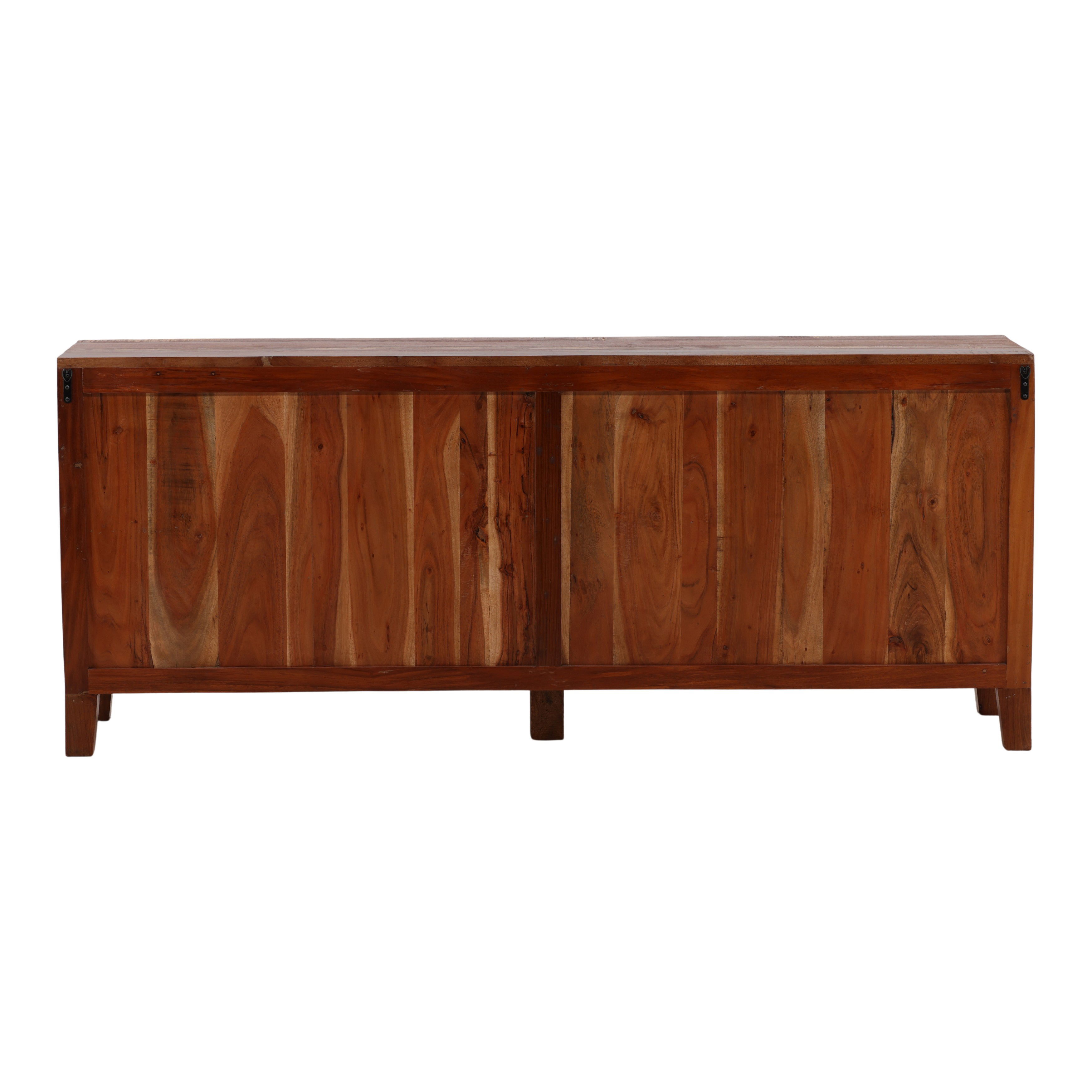 Persea Sideboard Brown, Sideboards & Buffet by Dovetail, 78" width x 32" height x 18" depth View 4
